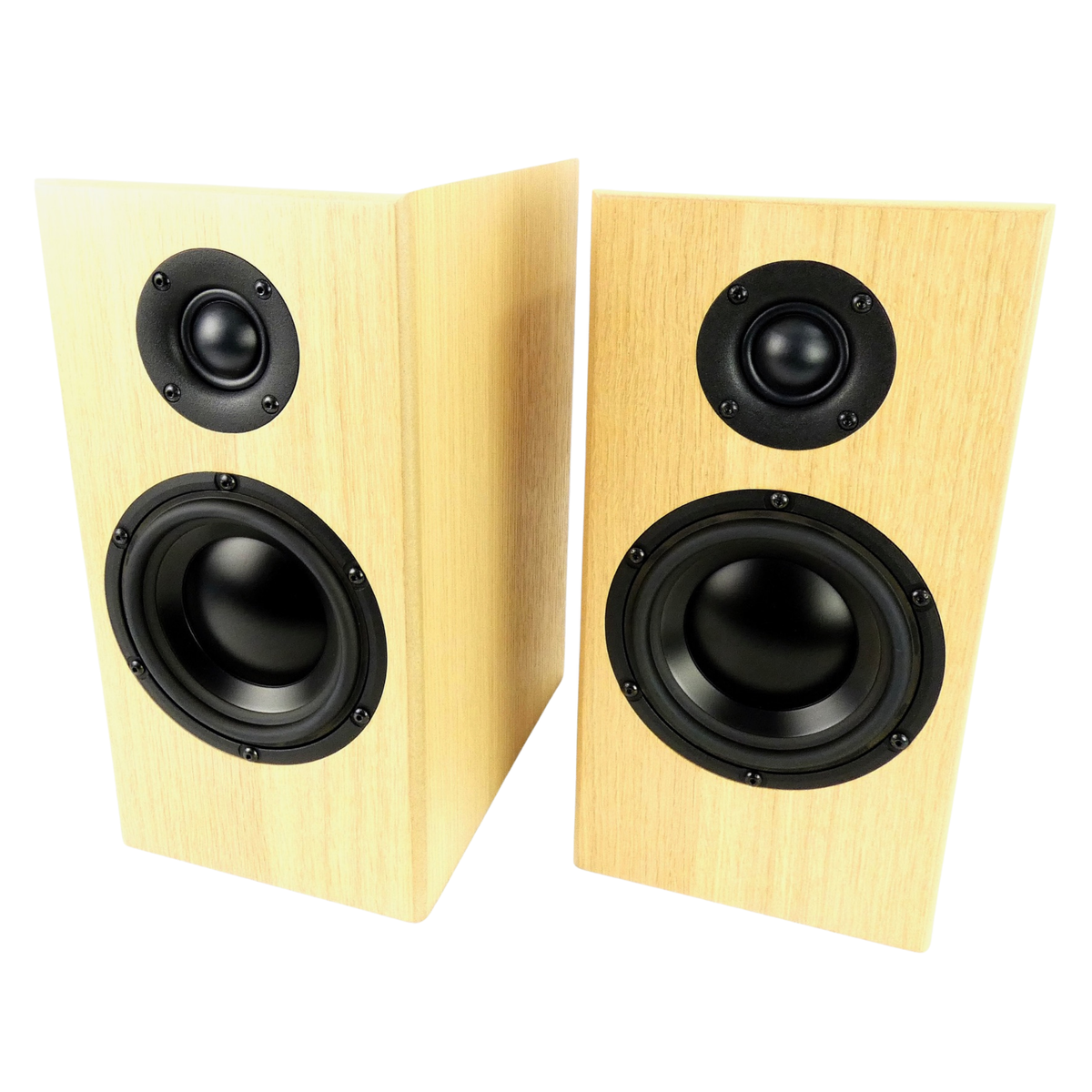 Totem Acoustic Bison Bookshelf Speakers — White Oak, Pair