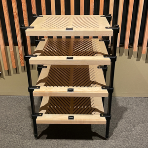 Codia Acoustic Design Stage 3000 Equipment Rack — 4-Shelf, Light Maple
