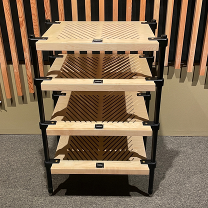 Codia Acoustic Design Stage 3000 Equipment Rack — 4-Shelf, Light Maple