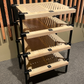 Codia Acoustic Design Stage 3000 Equipment Rack — 4-Shelf, Light Maple