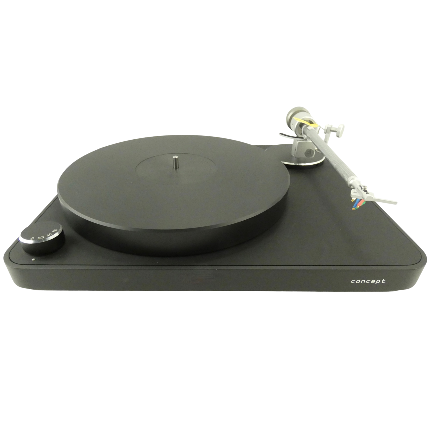Clearaudio Concept Turntable with Satisfy Tonearm — Black