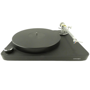 Clearaudio Concept Turntable with Satisfy Tonearm — Black