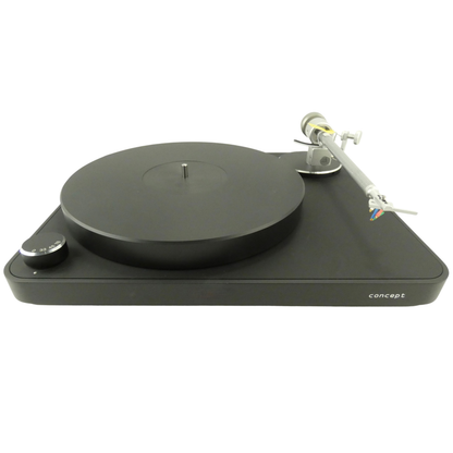 Clearaudio Concept Turntable with Satisfy Tonearm — Black
