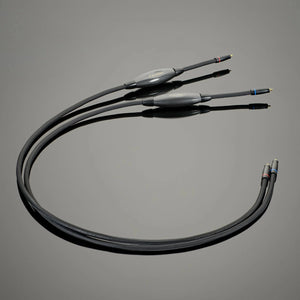 Transparent XL Phono Cable 1meter w/ 90 degree DIN