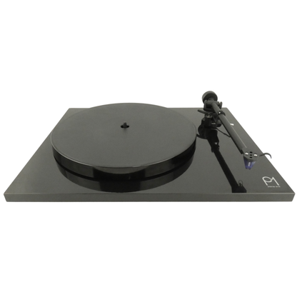 REGA PLANAR 1 Gloss Black — with Ortofon 2M Blue