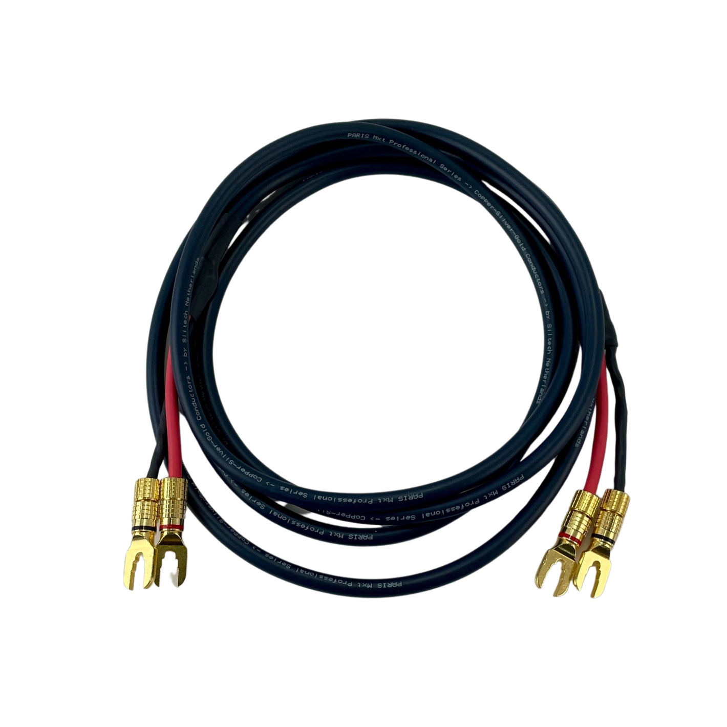 Siltech MXT Paris Speaker Cable — 8ft Single, Spade Terminated