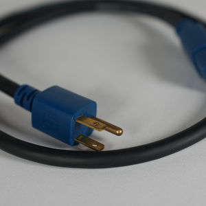 Transparent Hardwired Power Cord 3 foot (Blue)