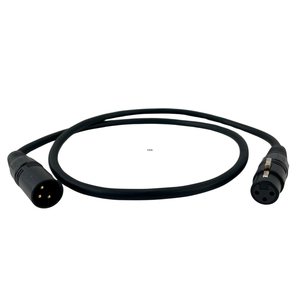 Transparent Hardwired Balanced Cable — 3ft Single, XLR