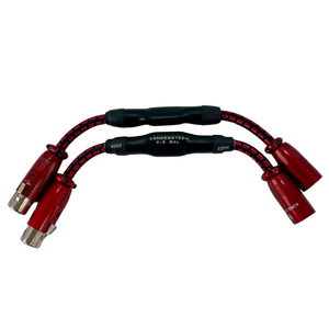 Vandersteen X-2 High-Pass Filter Cable — Balanced XLR, 100k Ohm, 0.5ft