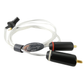 Crystal Cable Crystal Connect Micro Diamond Phono 1m